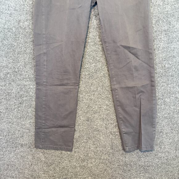 Unis Gio Pants Mens 31x30 Gray Chino Slim Straight Leg Casual Button Fly - Picture 2 of 12